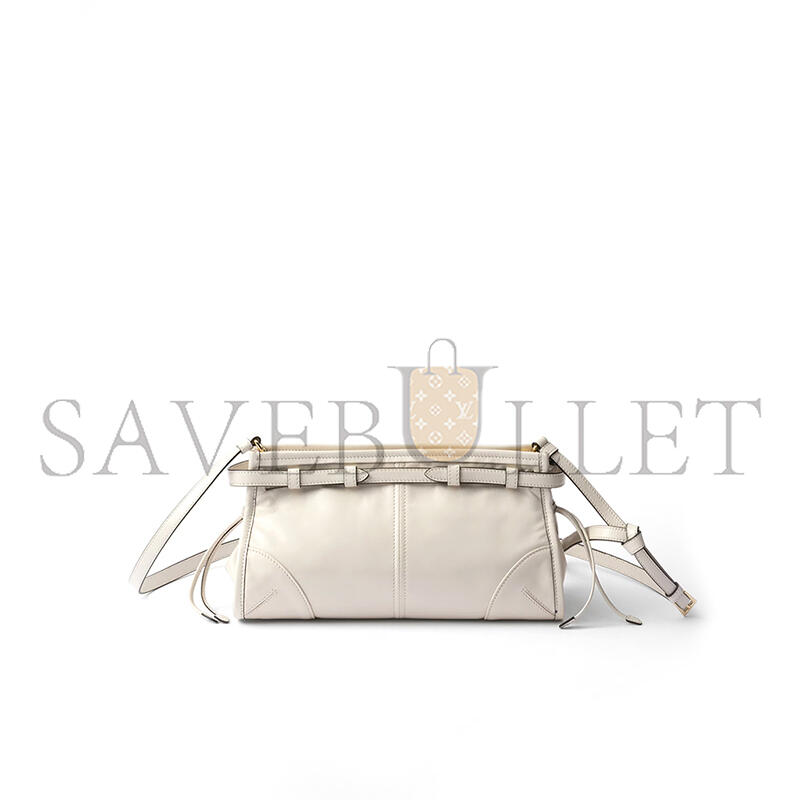 PRADA BONNIE SMALL LEATHER SHOULDER BAG 1BH215 (26*14*12cm)